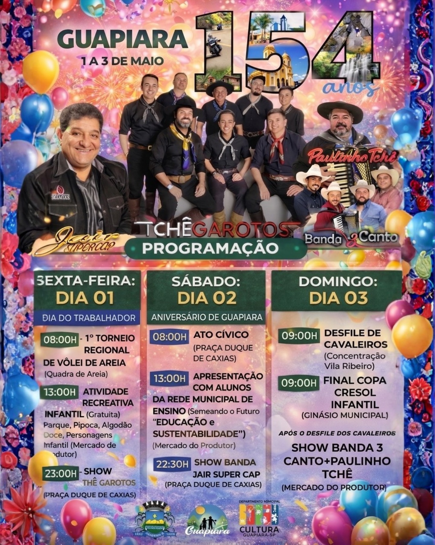 Post do instagram da Prefeitura de Mandirituba